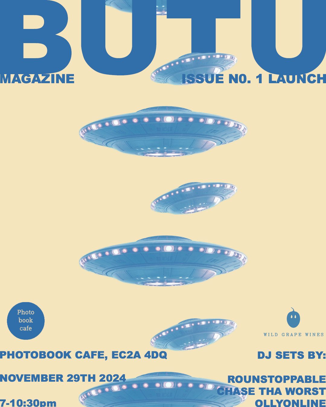 BUTU launch poster variant