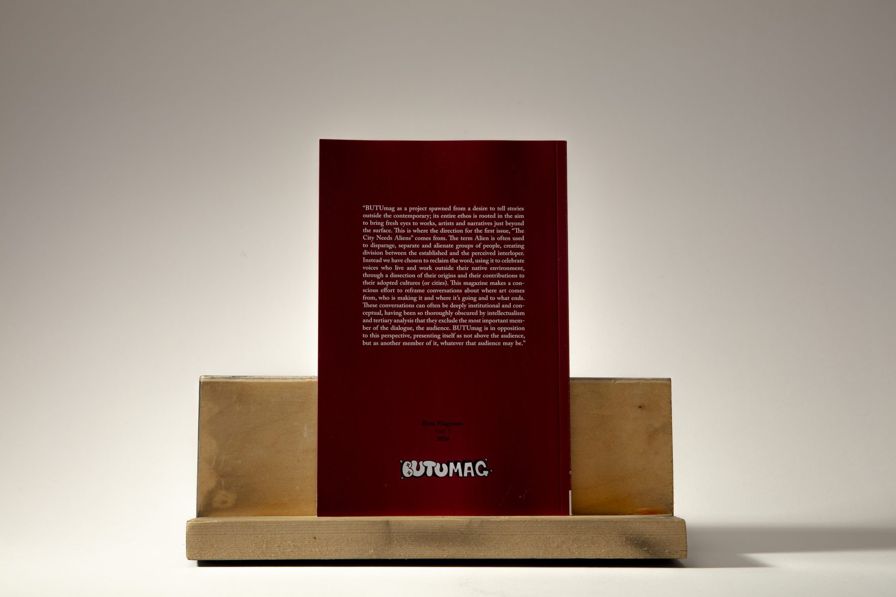 BUTU magazine product photography